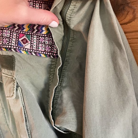 DAY Birger Et Mikkelsen Blazer Army Green Embroidered Jacket - Picture 5 of 10